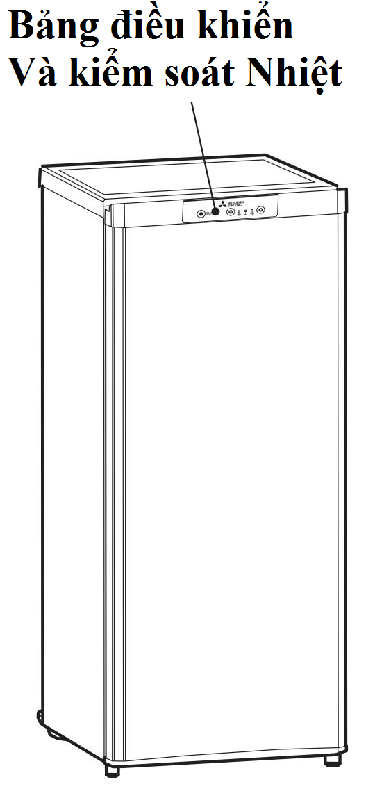 Tủ cấp đông Mitsubishi MF-U14G nội địa Nhật Tủ cấp đông Mitsubishi MF-U14G nội địa Nhật