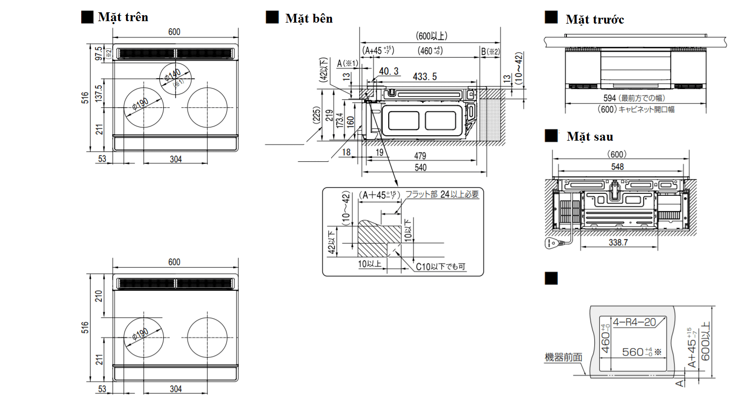 Hướng dẫn sử dụng bếp từ Mitsubishi CS-G318MS