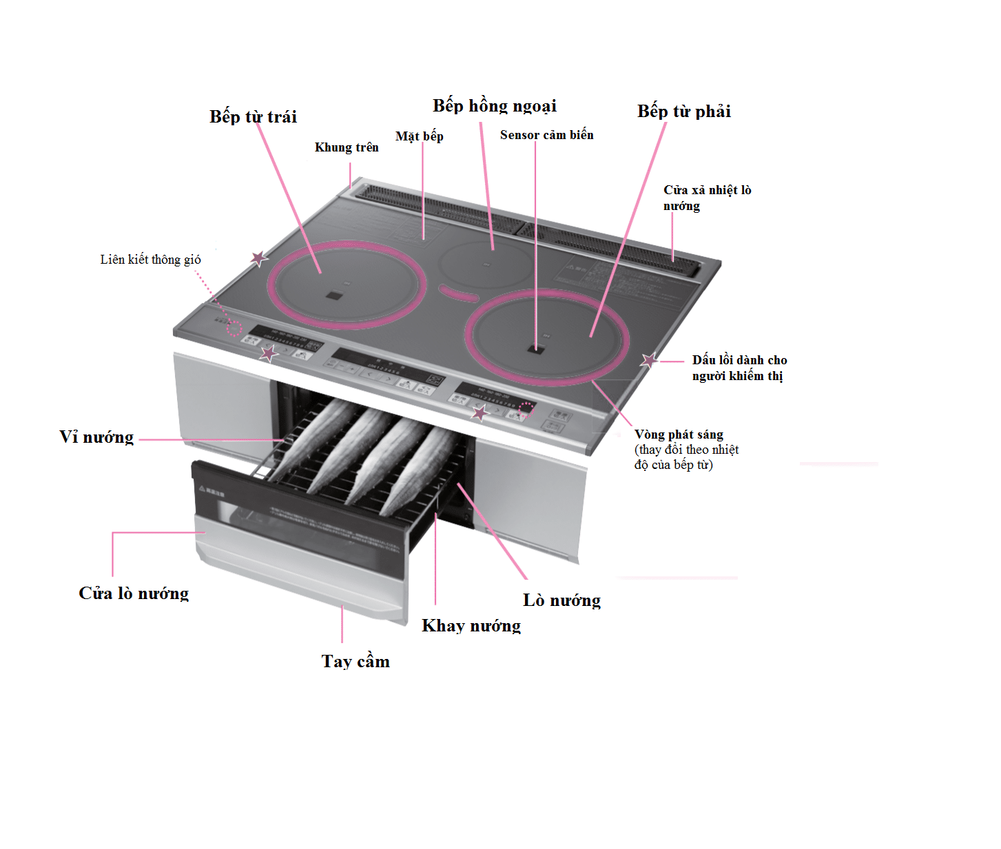 Hướng dẫn sử dụng bếp từ Mitsubishi CS-G318MS