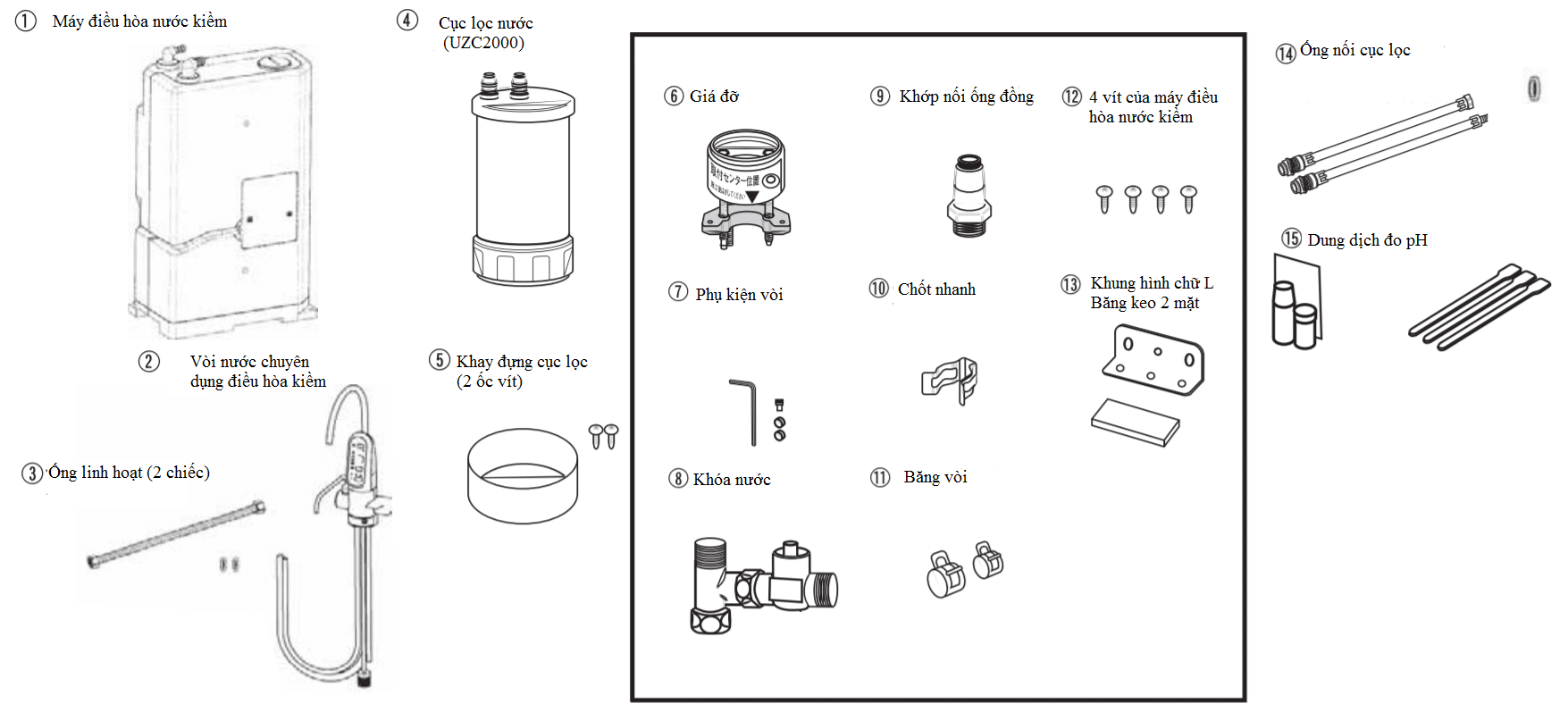 Máy lọc nước Mitsubishi Cleansui Akaline AL800