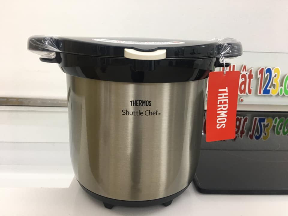 Nồi ủ Thermos KBG-4500( màu trắng bạc) dung tích 4.5 lít