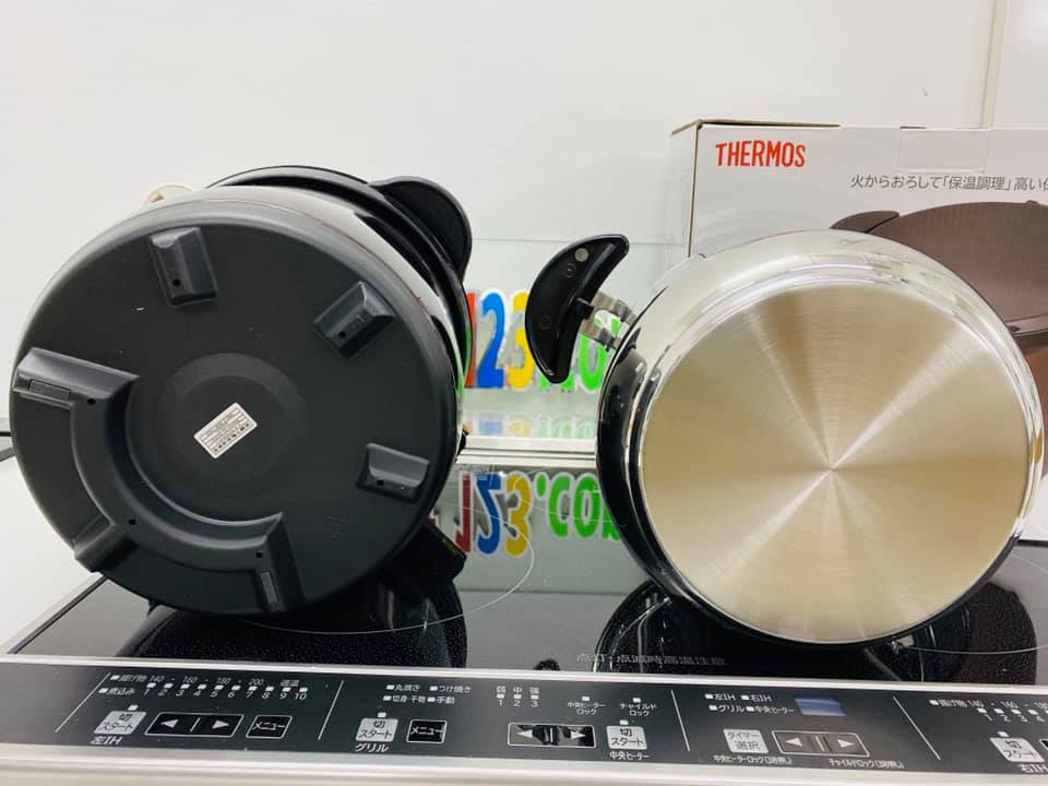 Nồi ủ Thermos KBG-4500( màu trắng bạc) dung tích 4.5 lít