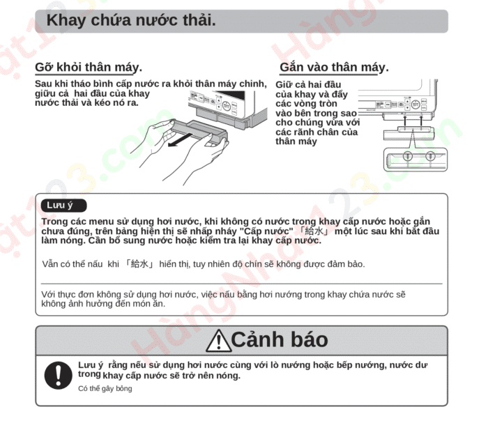 Hướng dẫn sử dụng lò vi sóng Hitachi MRO-S8Y