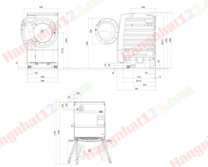 Hướng dẫn sử dụng máy giặt Toshiba TW-95GM1L