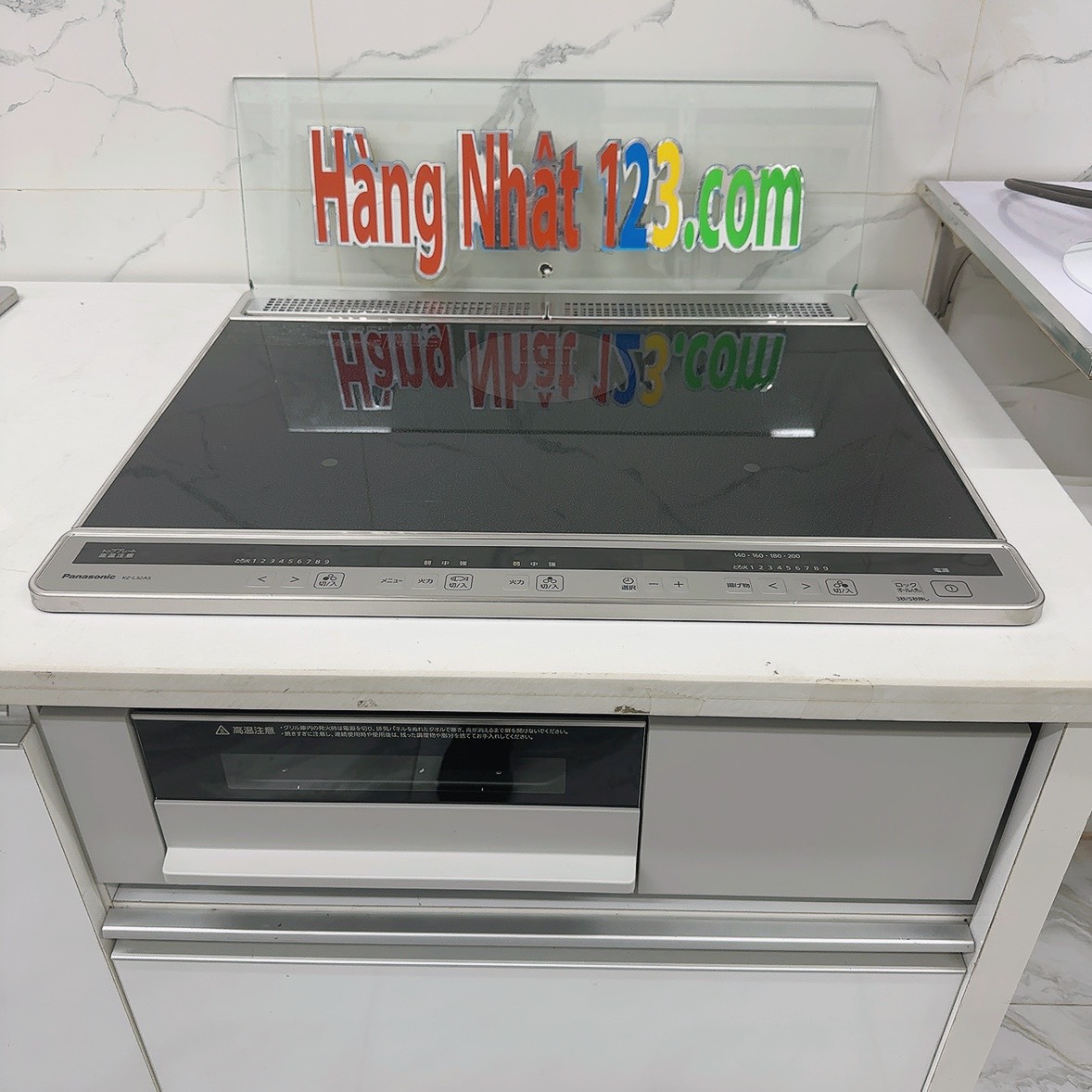 Bếp từ Panasonic KZ-L32AS (màu đen/xám) mặt bếp rộng 60cm