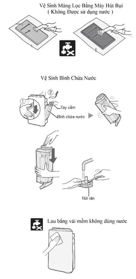 Máy lọc không khí Sharp KC-P50 Máy lọc không khí Sharp KC-P50