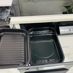 Bếp từ Hitachi HT-M8AKTWF-K 3 bếp từ cảm ứng viền mỏng