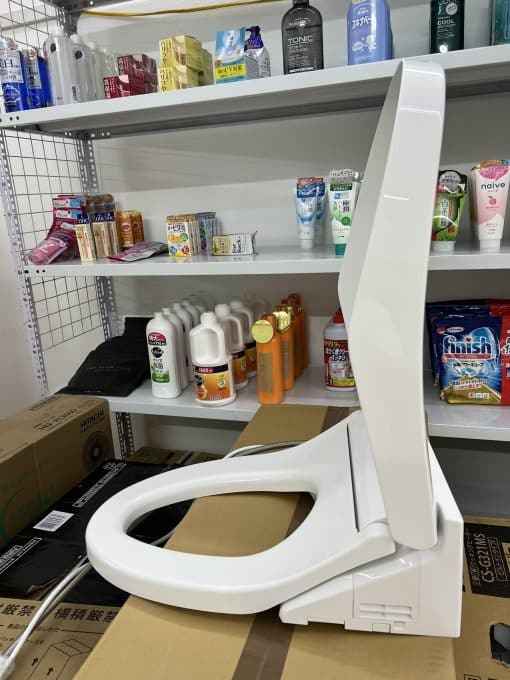 Nắp bệt TOTO thông minh TCF6553 tự động vệ sinh đầu vòi và sấy khô