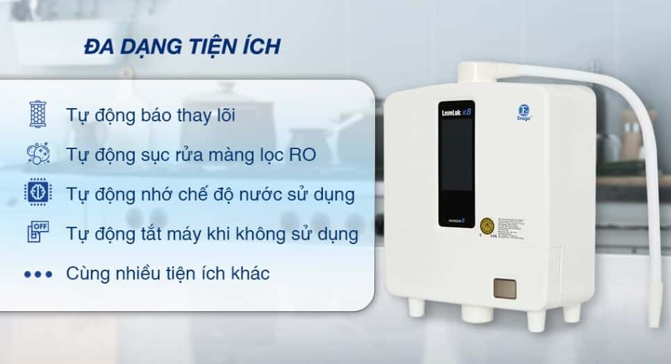 Máy lọc nước Ion kiềm Kangen Leveluk K8