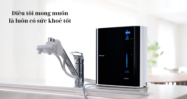 Máy lọc nước ion kiềm Trim Ion Refine