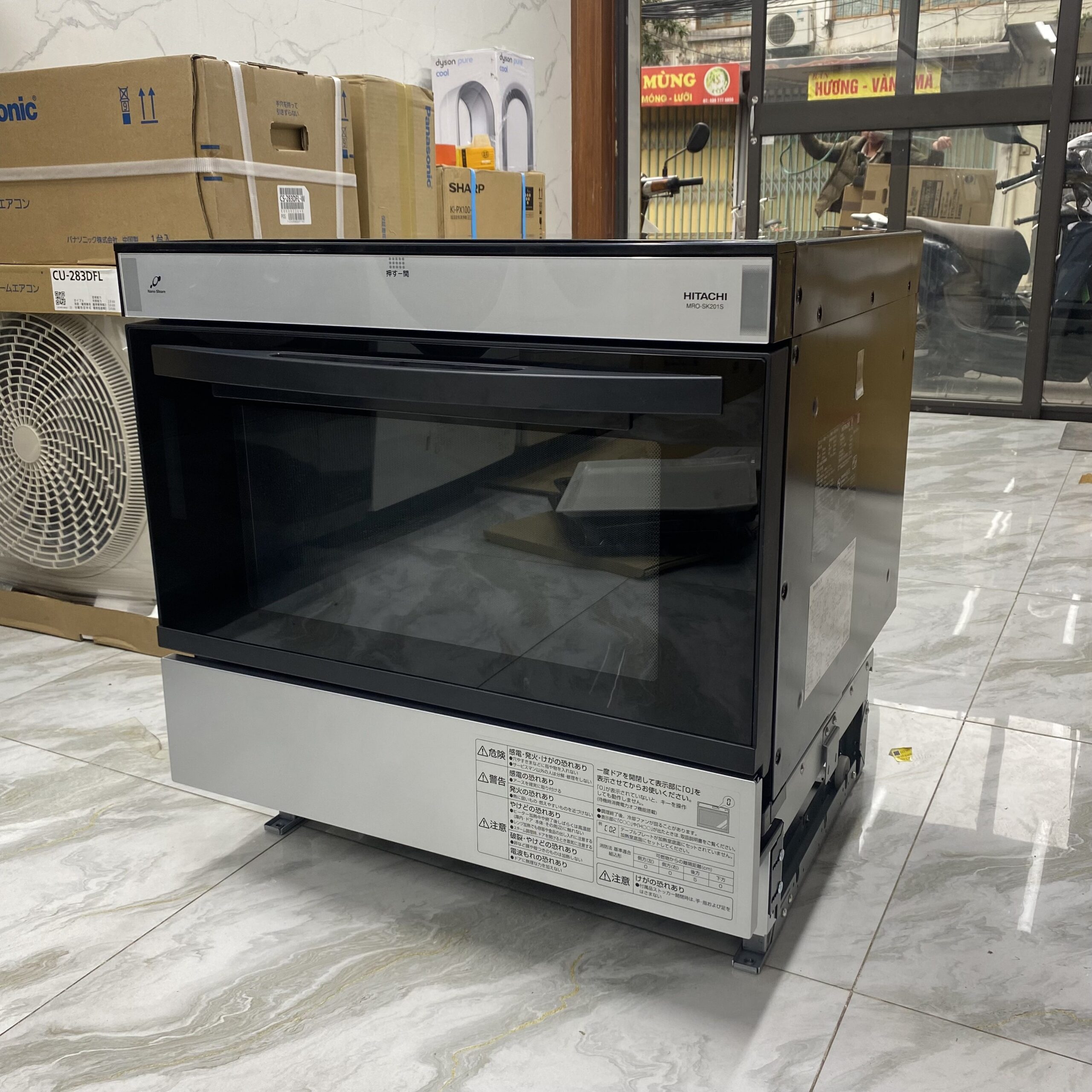 Lò vi sóng kiêm nướng Hitachi MRO-SK201S dung tích 41 lít