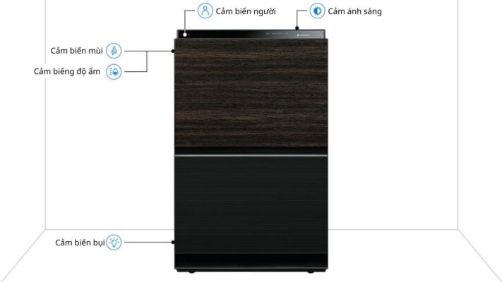 Máy lọc không khí Panasonic F-CV70VX-TM cảm biến thông minh
