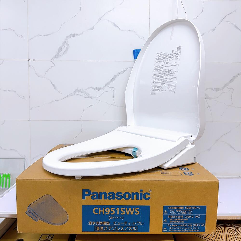 Nắp bồn cầu thông minh Panasonic CH951SWS điều chỉnh áp lực nước