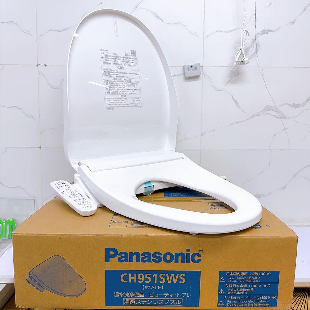 Nắp bồn cầu thông minh Panasonic CH951SWS điều chỉnh áp lực nước