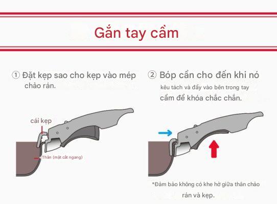 Bộ nồi chảo 9 món có tay cầm rời KSA-9A