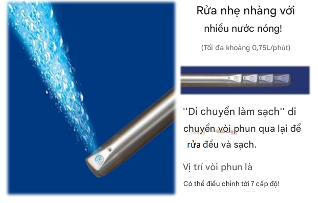 Nắp bồn cầu thông minh Toshiba SCS-T161 tự động làm sạch