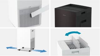 Máy lọc không khí Daikin MCK904A-T (màu đen) công nghệ TwinStreamer