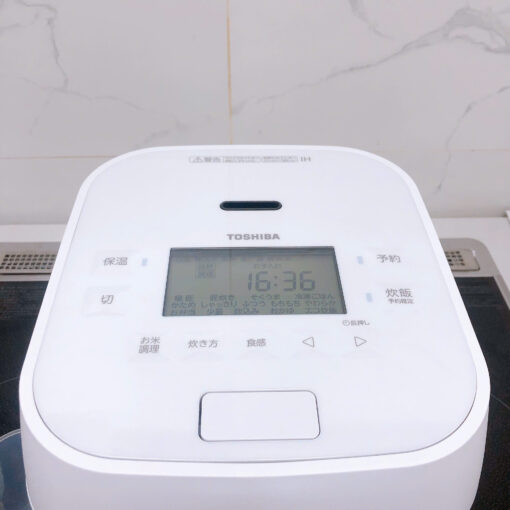 Nồi cơm điện Toshiba RC-10HGW-W (màu trắng) cao tần, áp suất và hút chân không - Ảnh 3