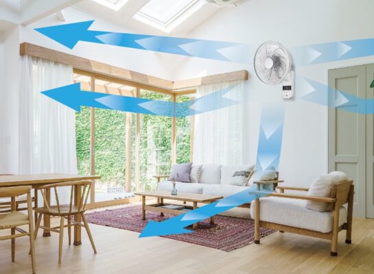 Quạt treo tường C:NET CKAJ403WH 7 cánh