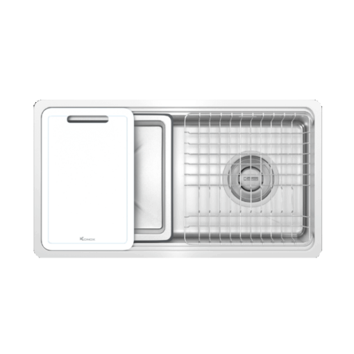 Chậu rửa bát 1 hố Konox Tari 780SM 2 ray trượt