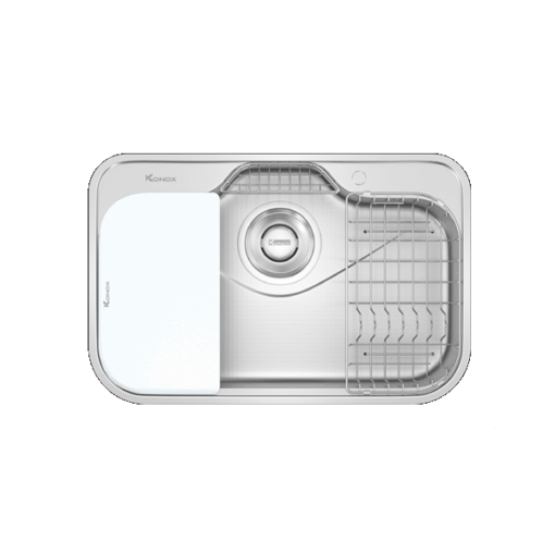 Chậu rửa bát 1 hố Konox Tari 7851SR 1 ray trượt