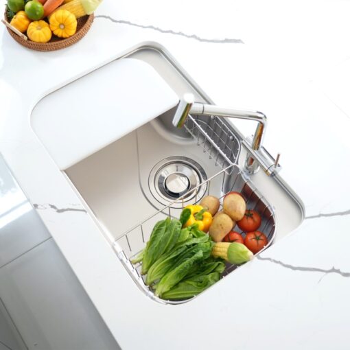 Chậu rửa bát 1 hố Konox Tari 7851SR 1 ray trượt - Ảnh 3