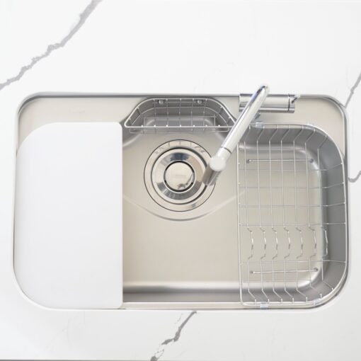 Chậu rửa bát 1 hố Konox Tari 9051SR 1 ray trượt - Ảnh 3