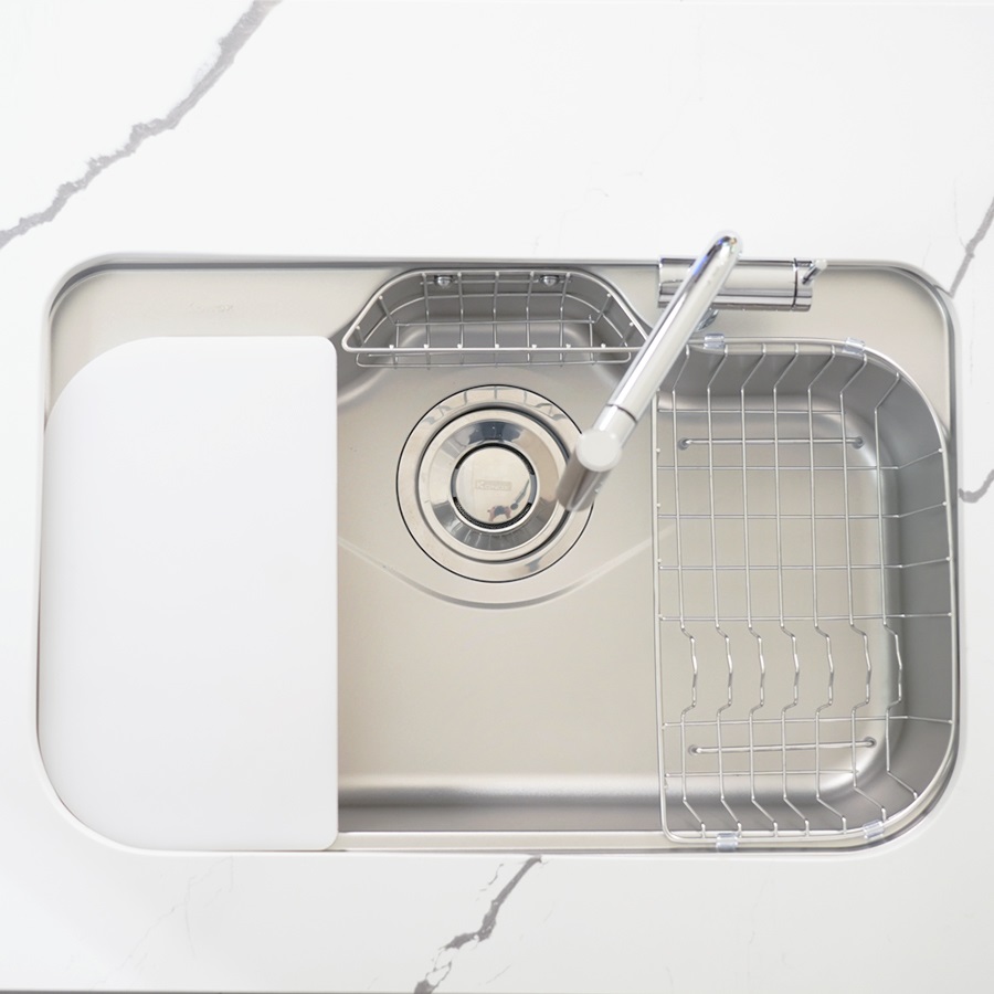 Chậu rửa bát 1 hố Konox Tari 9051SR 1 ray trượt - Ảnh 3