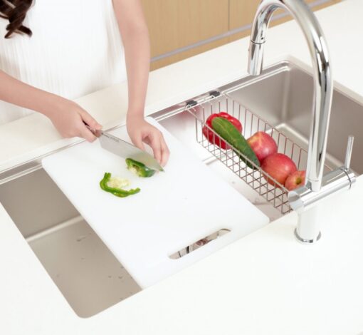 Chậu rửa bát 1 hố Konox Tari 8748SR 1 ray trượt - Ảnh 3