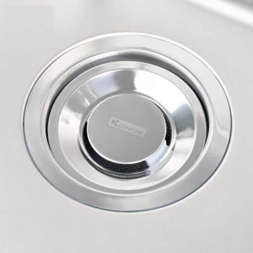 Chậu rửa bát 1 hố Konox Tari 9051SM 1 ray trượt - Ảnh 3