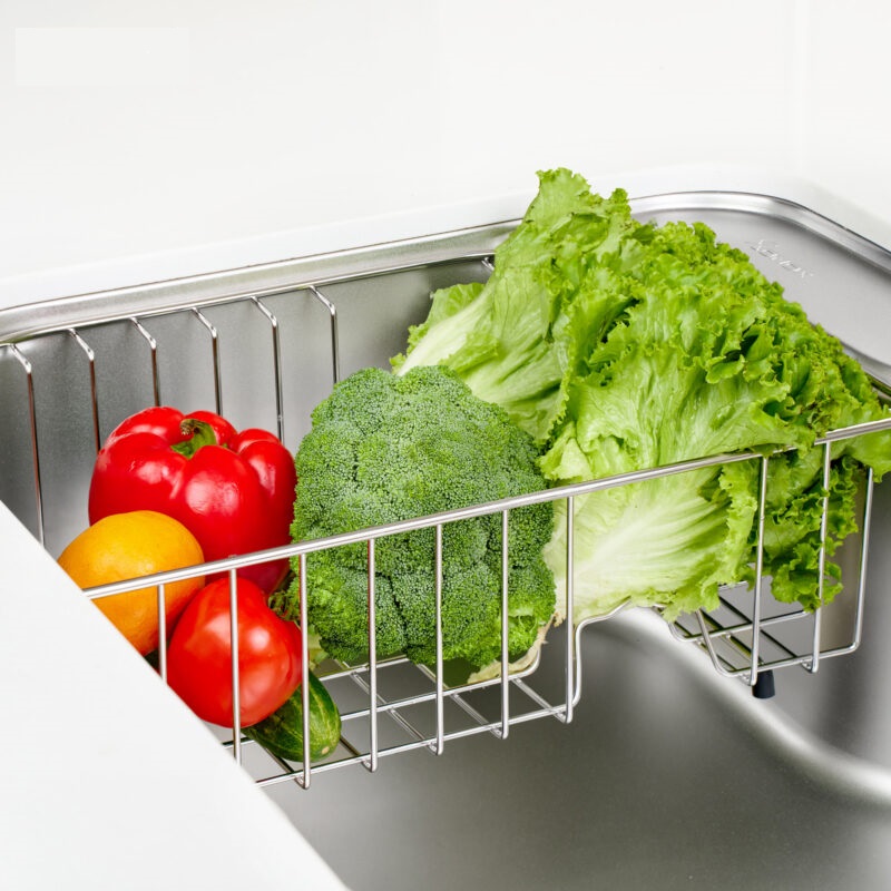 Chậu rửa bát 1 hố Konox Tari 9051SM 1 ray trượt - Ảnh 4