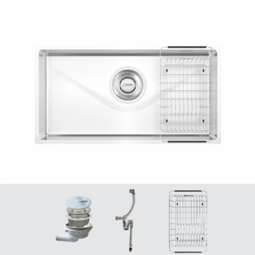 Chậu rửa bát 1 hố Konox Tari 870SM - Ảnh 2