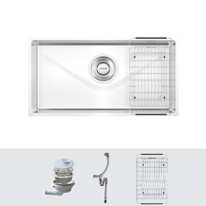 Chậu rửa bát 1 hố Konox Tari 870SM - Ảnh 2